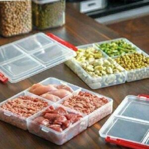 4 Section Freezer Box with Lid (11435) by Limon