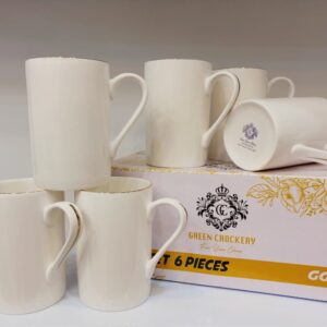 GGK 6 PCS.S COFFEE MUG PREMIUM QUALITY SUPER BOWL CHINA PRODUCT CODE:007