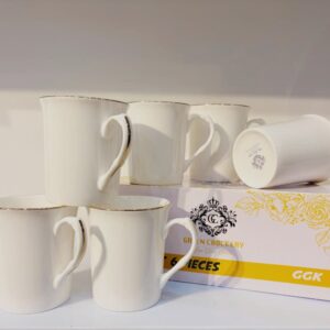 GGK 6 PCS.S COFFEE MUG PREMIUM QUALITY SUPER BOWL CHINA PRODUCT CODE:002
