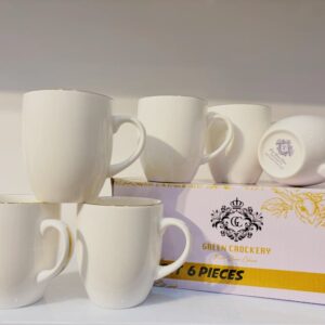 GGK 6 PCS.S COFFEE MUG PREMIUM QUALITY SUPER BOWL CHINA PRODUCT CODE:005