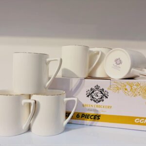 GGK 6 PCS.S COFFEE MUG PREMIUM QUALITY SUPER BOWL CHINA PRODUCT CODE:014