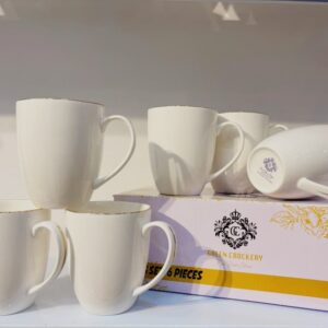 GGK 6 PCS.S COFFEE MUG PREMIUM QUALITY SUPER BOWL CHINA PRODUCT CODE:004