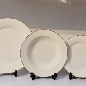 GGK 18 PCS.S LUXURY PLATE SET GOLD LINE PREMIUM QUALITY SUPER BOWL CHINA PRODUCT CODE:GGK18
